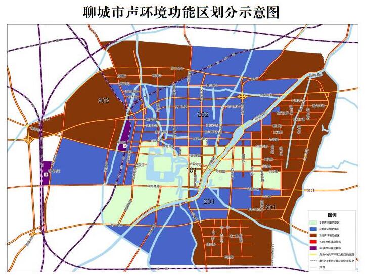 东至蒋官屯街道军用机场东侧城市道路,南至规划的聊城新南二环路,面积