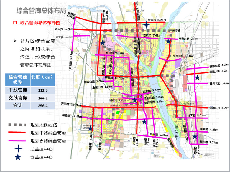 临沂地下综合管廊规划燃气和排水管线尽可能入廊