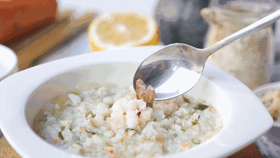 9m  别再给宝宝喝白粥了,营养差太多!这样做鲜美补钙