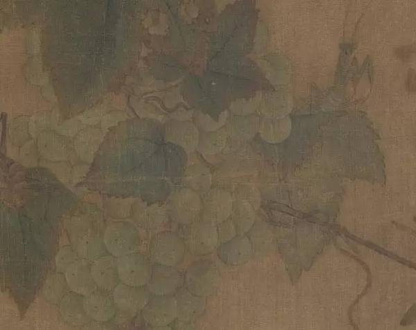 南宋 林椿 葡萄草虫图