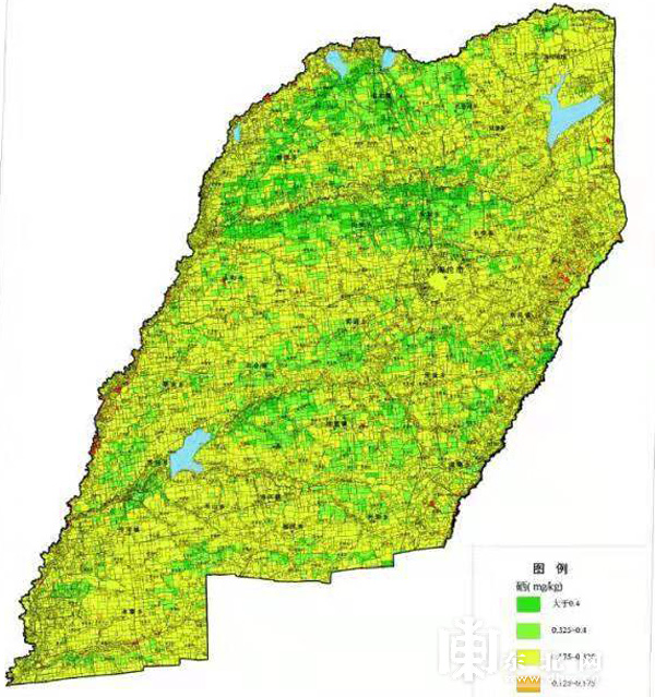 海伦市1:5万富硒土壤分级图.海伦富硒办供图