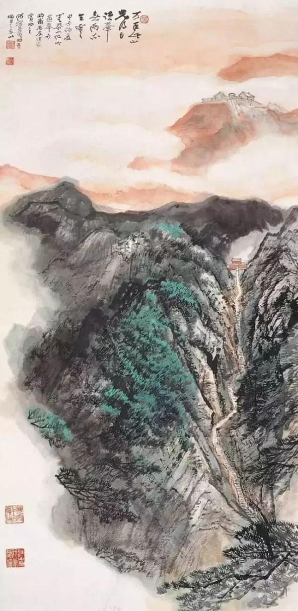 画坛鬼手何海霞的山水画:立意雄奇,浑厚华滋!