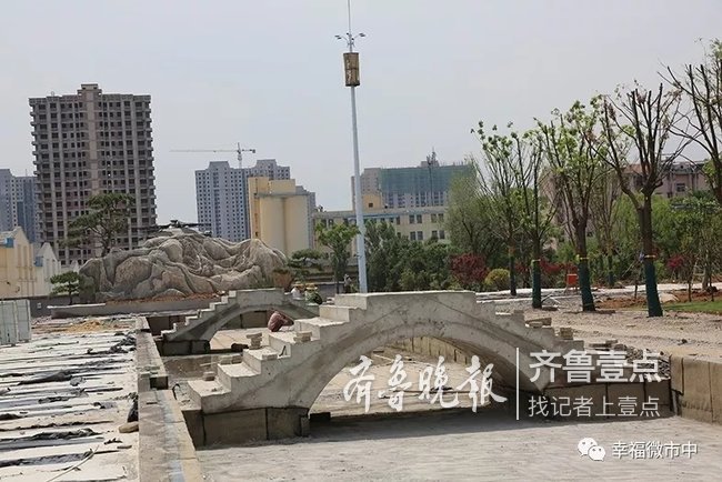 正在扩建的枣庄光明广场咋样了?12张图一目了然