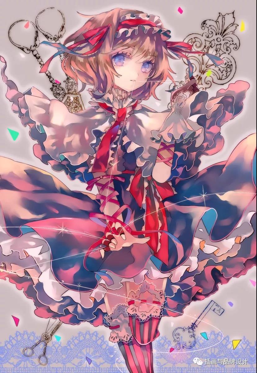 华丽可爱的二次元魔法少女让人心动的移不开眼