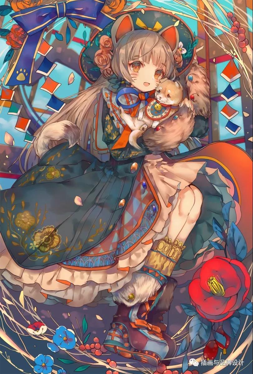 华丽可爱的二次元魔法少女让人心动的移不开眼