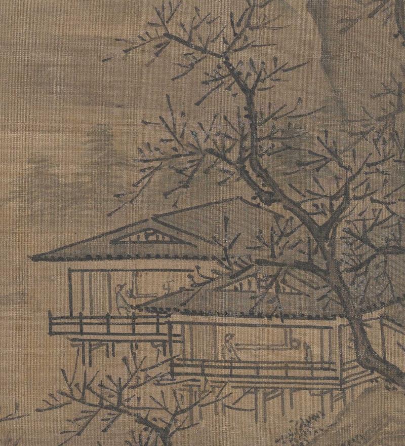 宋《溪山水阁图》(北京故宫博物院藏)