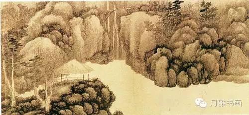 《溪山无尽图》清 龚贤 纸本水墨 纵27.