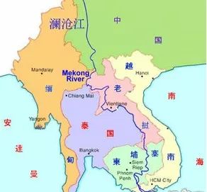 老挝地理位置图片