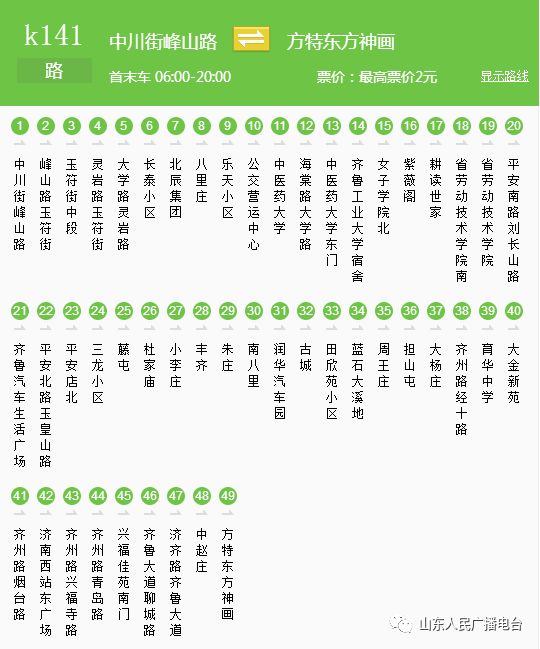 11条济南最有特色的公交线路!你坐过几条?