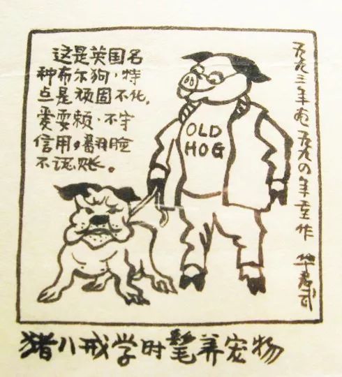 猪八戒照镜子讽刺漫画图片