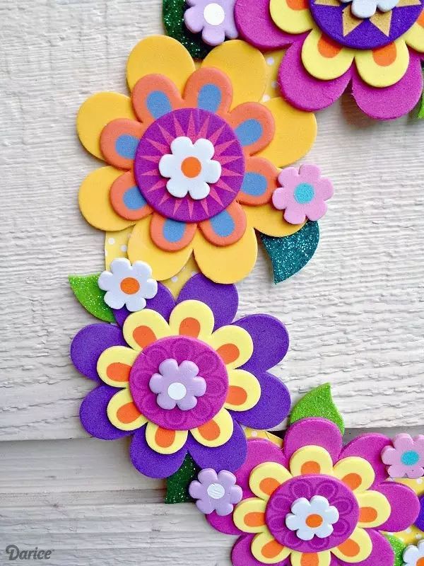 【手工环创】海棉纸的华丽大变身,春季开学环创布置美爆了!