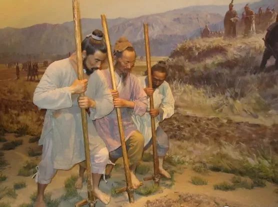 咦? 古人用什么工具浇灌农田呢?