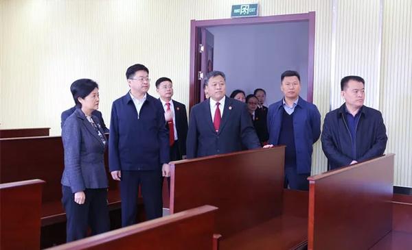 在菏泽中院党组书记,院长张正智,巨野县委书记王昌华,县人大