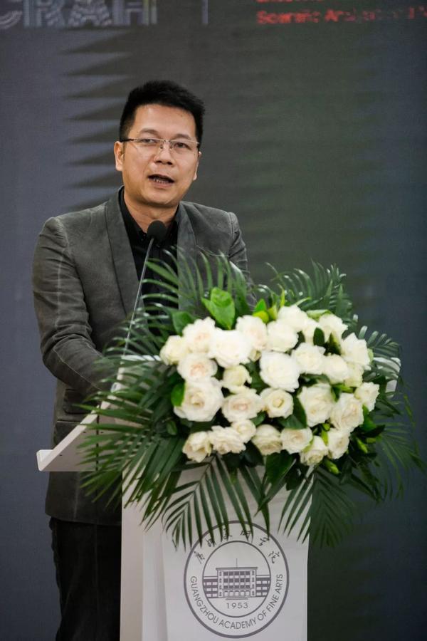 广州美术学院绘画艺术学院宋光智教授在总结发言