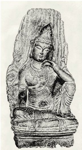 [唐]龙门石窟卢舍那大佛.结跏趺坐于五角台上.