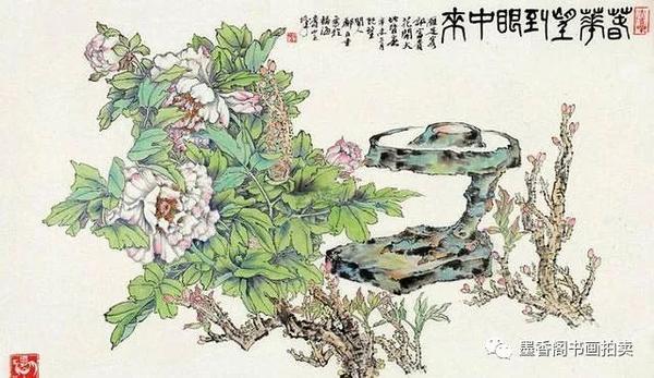 郑百重花鸟画作品欣赏