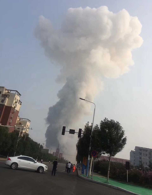 义马空分爆炸图片