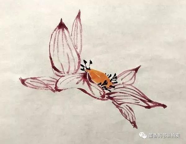 喜欢画荷花,这几种常见的花头画法一定要掌握,才能达到千变万化