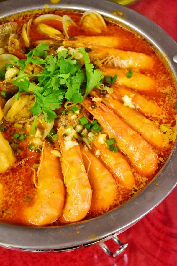 功夫紫菜,这也算是大排档的必备菜品,头水的紫菜,自带鲜甜.