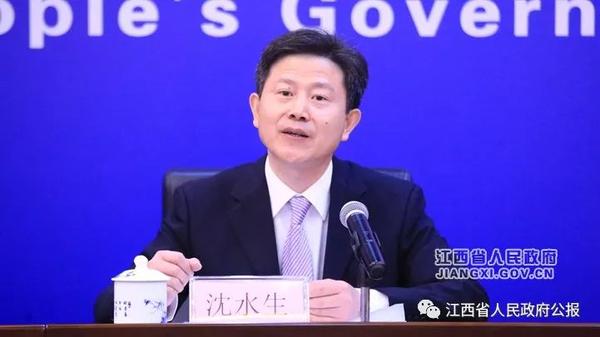 景德镇市委常委,市人民政府副市长沈水生(黄玉婷 摄)