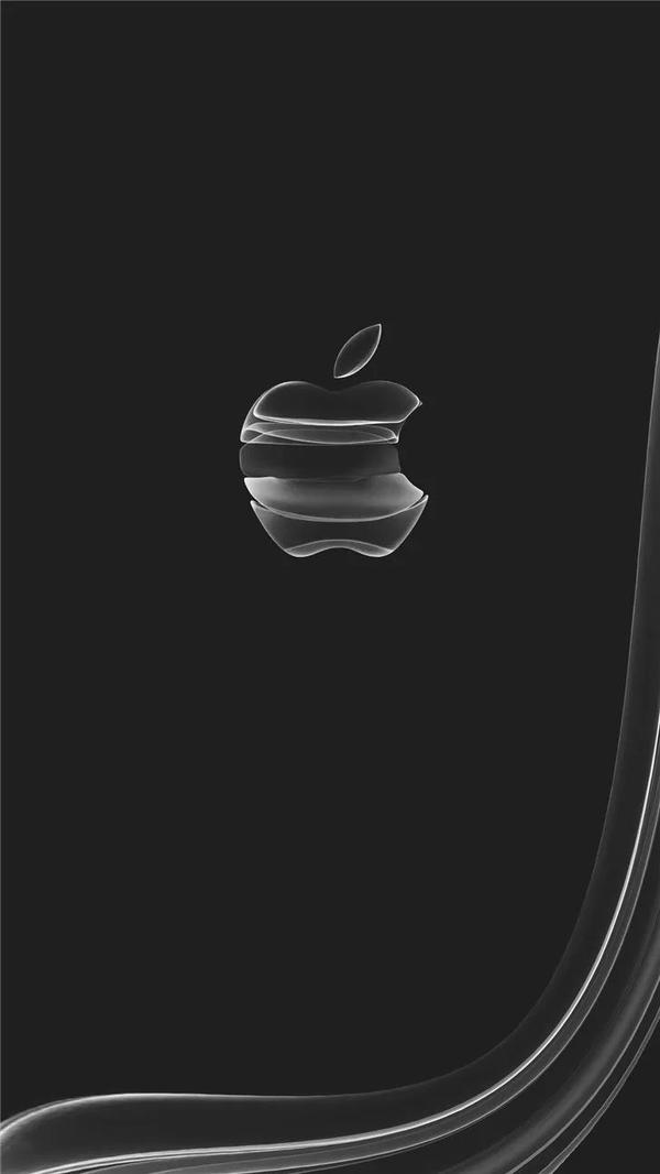 苹果聊天背景 黑色图片