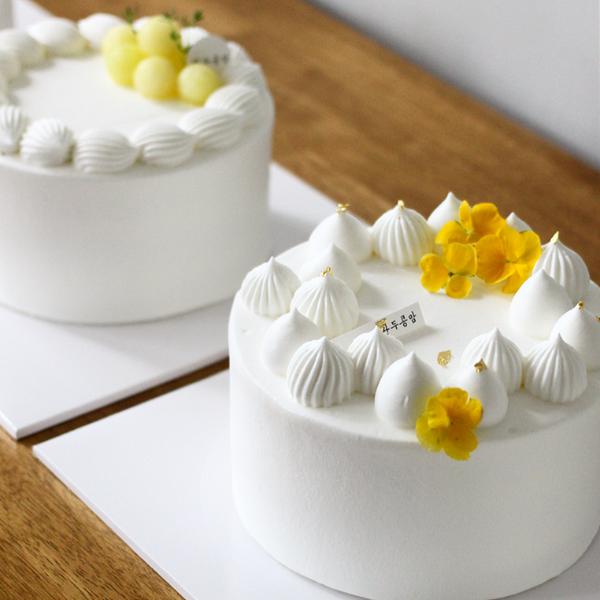 韩式风奶油蛋糕又火了,顾客100%喜欢~    韩国奶油风蛋糕,简约大方