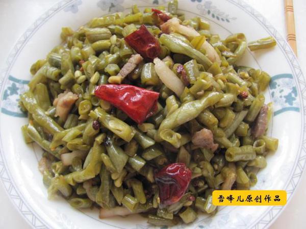 湖南傳統地方名菜酸豆角肉末, 營養美味真好吃