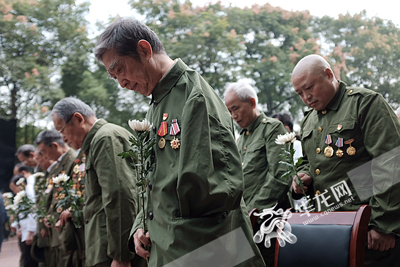 视频向革命先烈致敬!重庆社会各界向革命英烈敬献花篮
