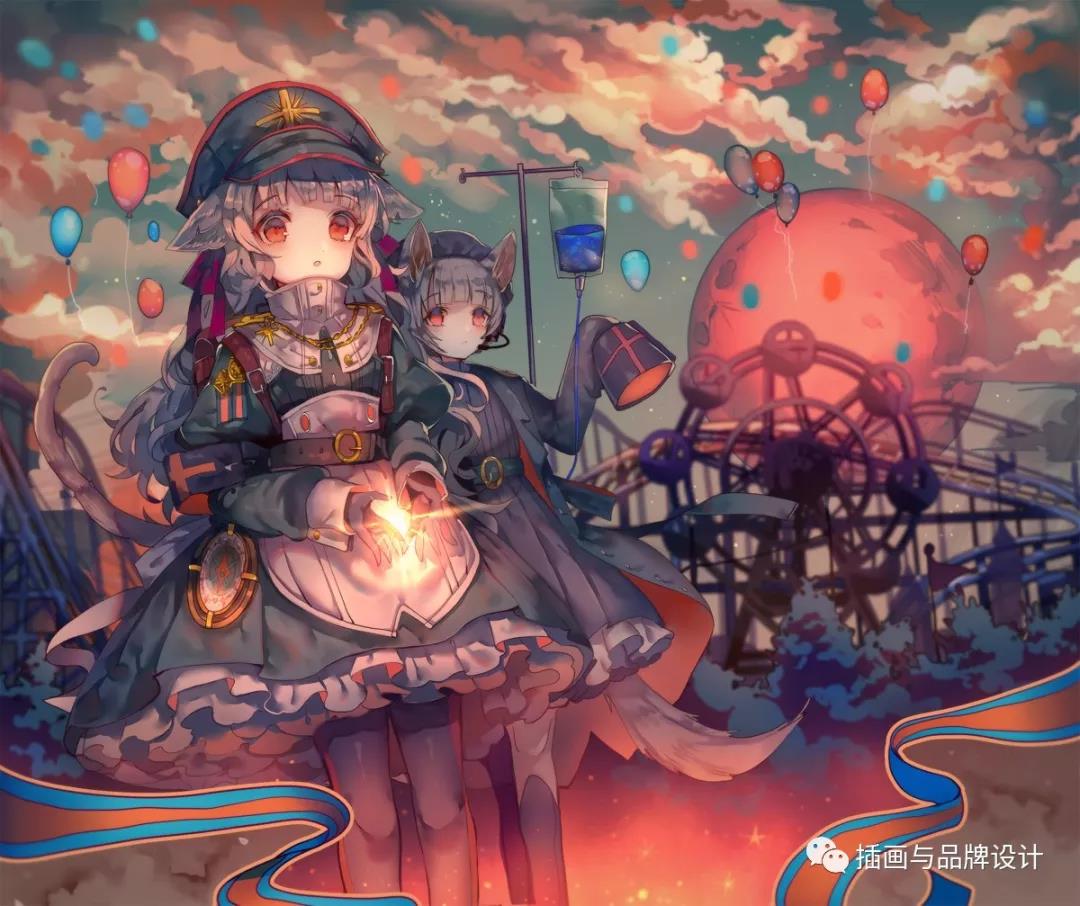 华丽可爱的二次元魔法少女让人心动的移不开眼