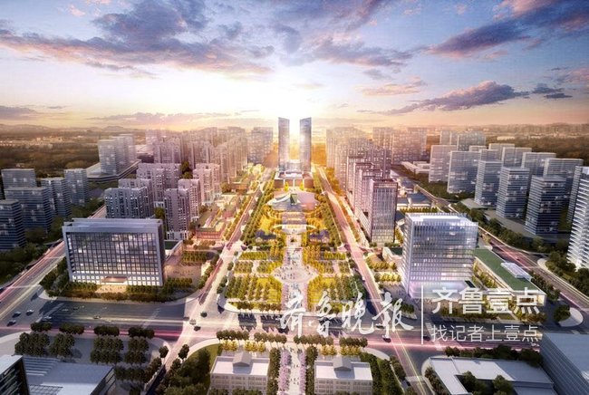 日照东港区政府广场南片区已形成初步规划方案