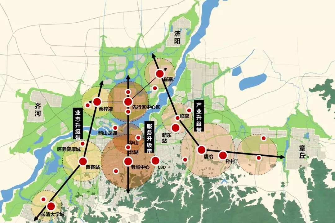 济南先行区总体规划图片