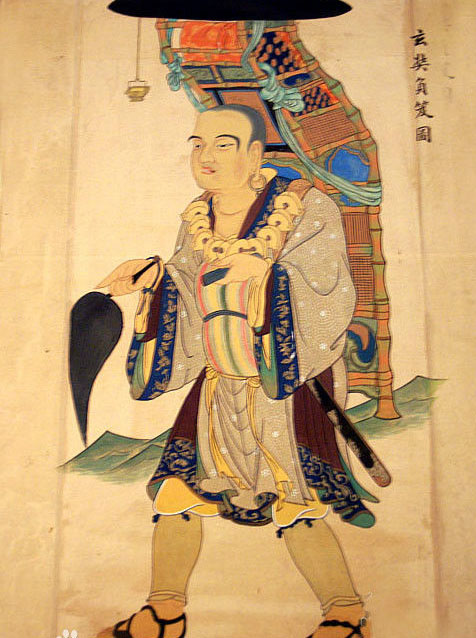 法相宗创始人,被尊称为"三藏法师",后世俗称"唐僧",与鸠摩罗什,真谛并