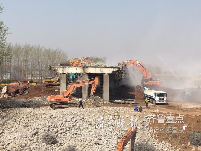 京沪改扩建莱芜至临沂段沿线拆43座上跨天桥