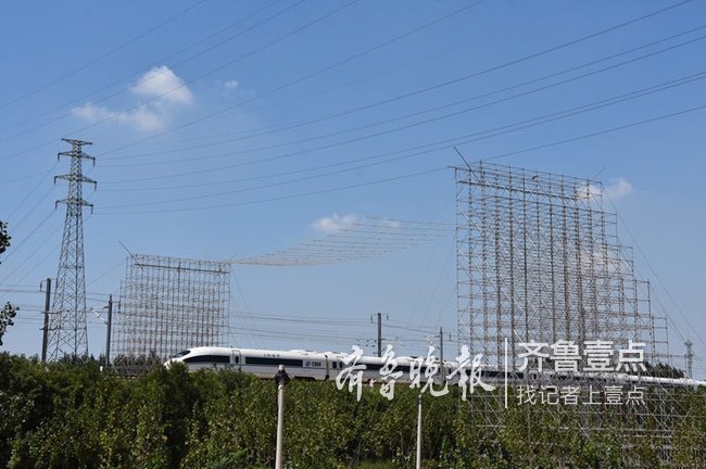 鲁南高铁超高压线路跨越京沪高铁迁改工程竣工
