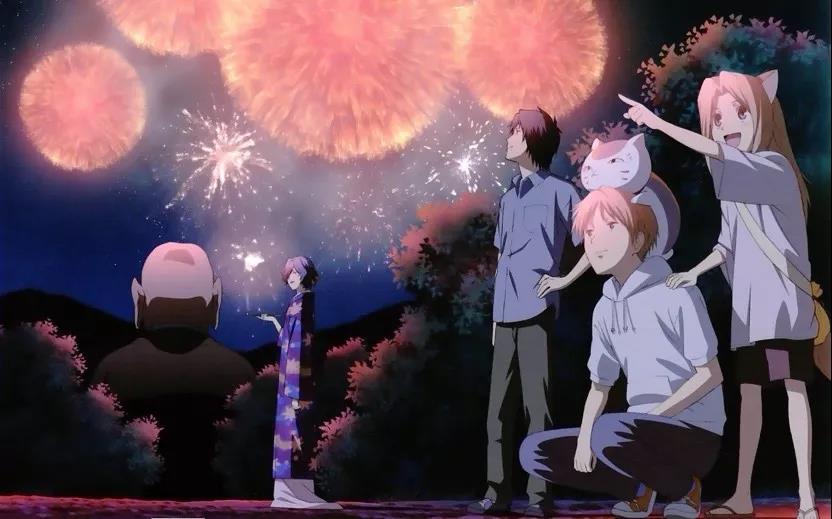 动漫《声之形》里也有夏日祭的场景.