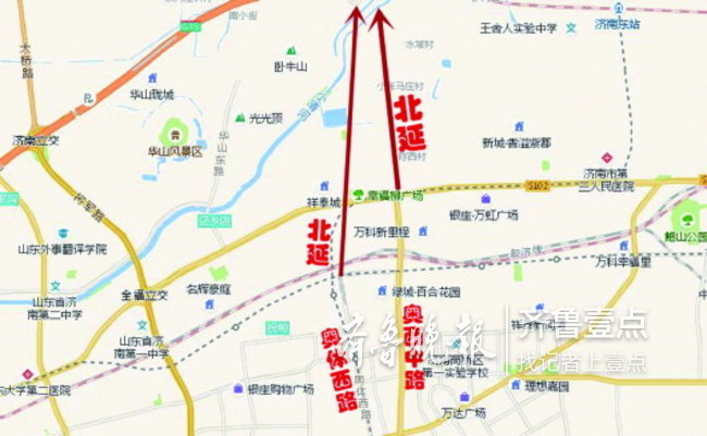 奥体西路北延高架图片