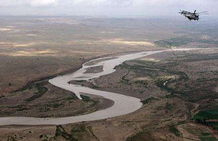 伊朗与阿富汗的水纠纷集中在赫尔曼德河.
