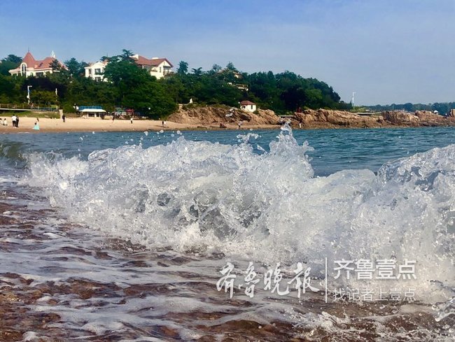 拍课堂济南热来青岛海边玩吧可凉快了