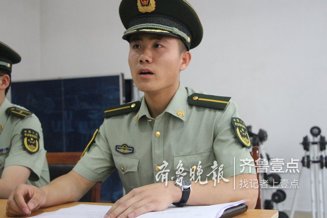 武警山东省总队济南支队机动大队特战中队第一小队小队长王成龙同志"