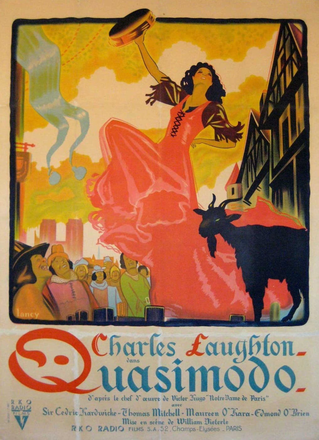 巴黎圣母院火灾塔尖倒塌,众多电影以它为背景