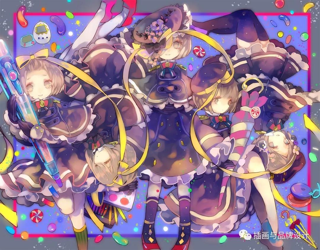 华丽可爱的二次元魔法少女让人心动的移不开眼