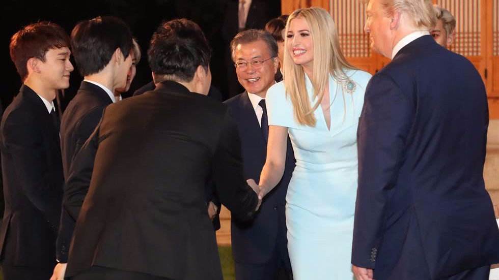 特朗普女儿伊万卡g20峰会狂刷存在感被吐槽没资格